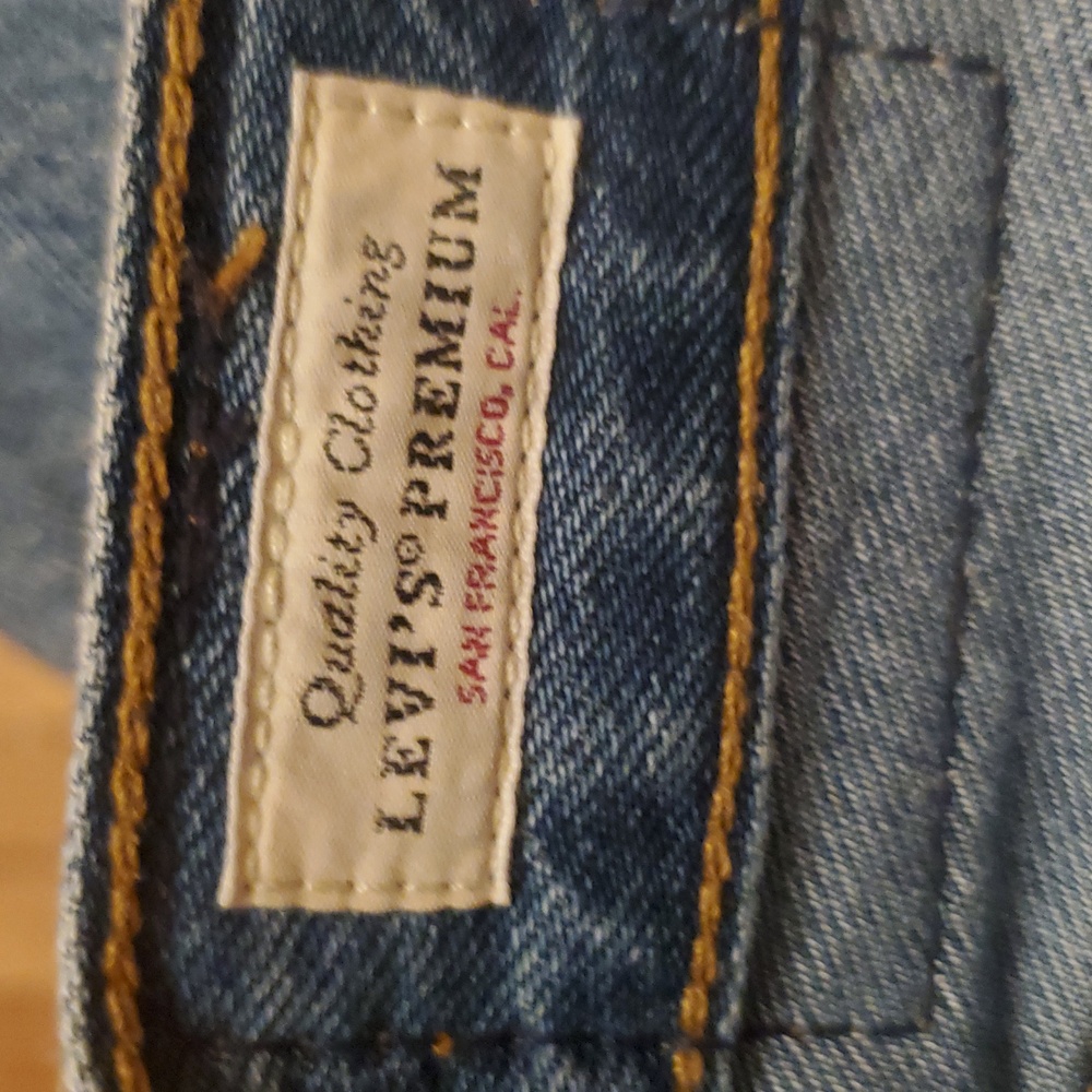❤️ 3 For $20 LEVI'S SIZE 28 Classic Blue Distressed Women's Jeans - Picture 12 of 14